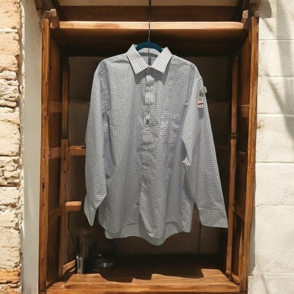 Geoffrey Beene Regular Fit Long Sleeve Button Down Dress/Casual Shirt - XL NWT - Picture 1 of 9